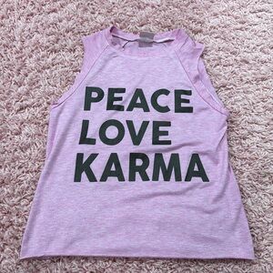 Adorable piece love karma tank top. Super soft.